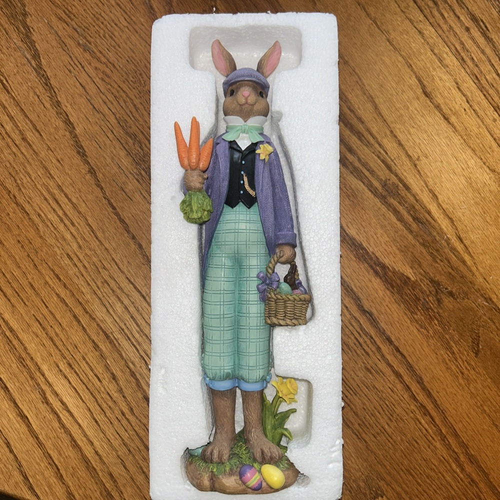 LENOX EASTER DAPPER RABBIT MALE‎ PENCIL FIGURINE